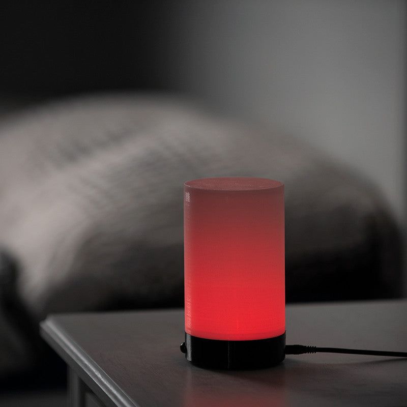 Sleep Phaser V3 glowing with a dim red night light